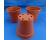 Terracotta Plastic Pots 3" 76mm in packs of 10